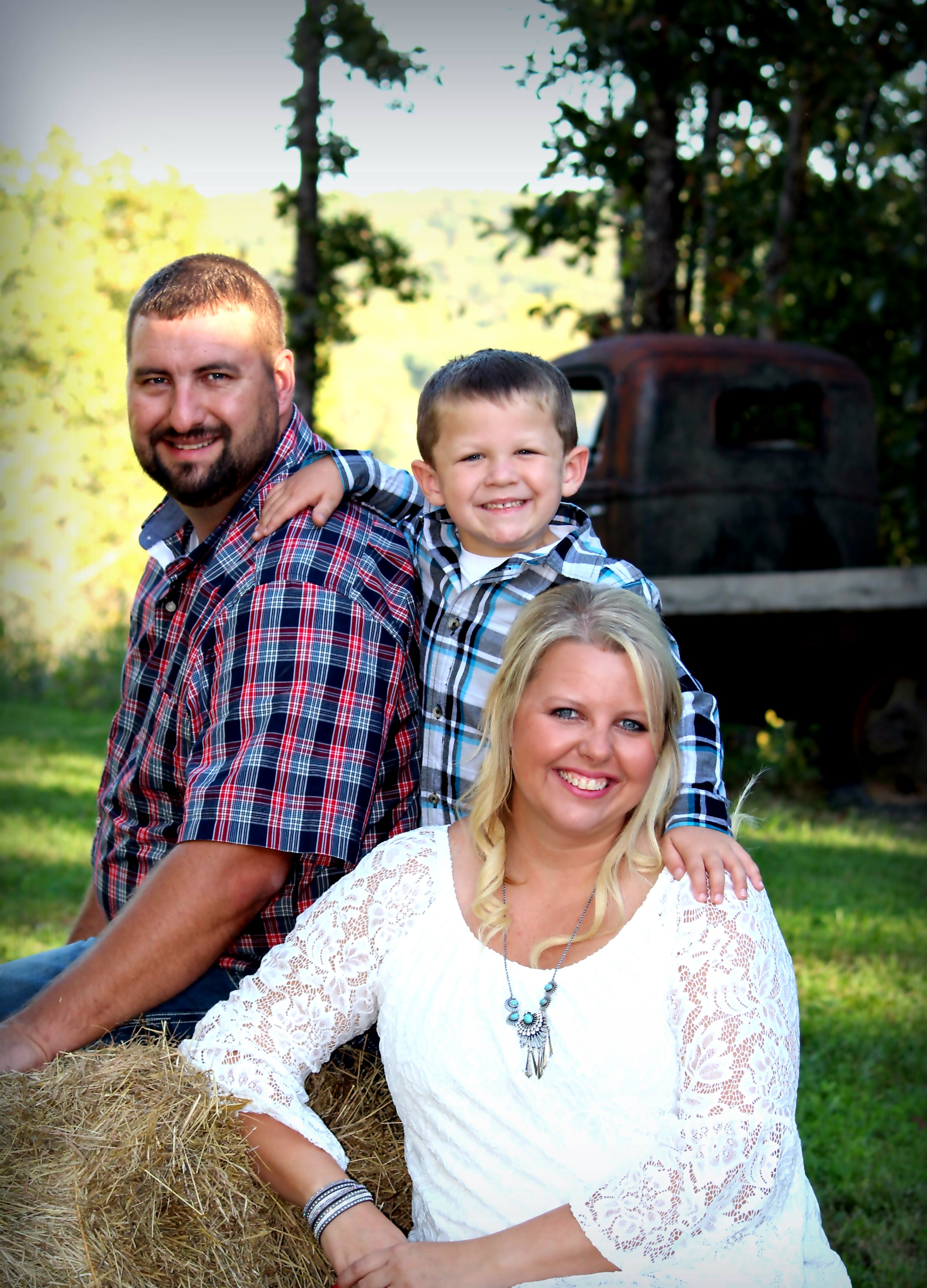 John Ryan, Me, and my bonus kiddo Owen before we got married.